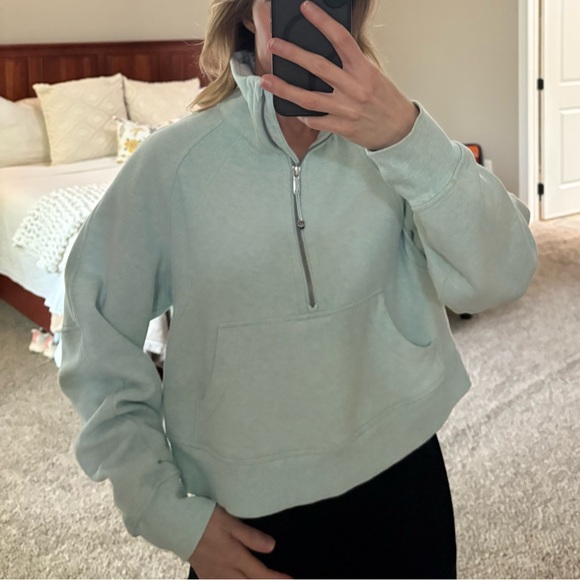 Scuba Oversized Funnel-Neck Half Zip - Picture 5 of 6